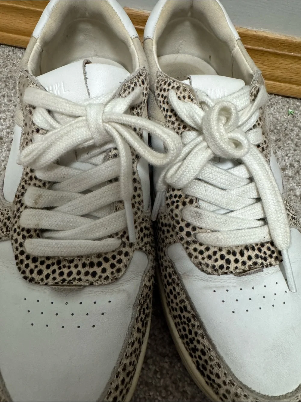 Madewell court sneakers in spotted calf hair - Picture 7 of 10